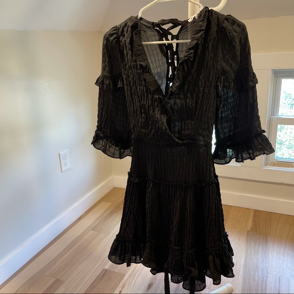 Macaron Black Dress, Size Small